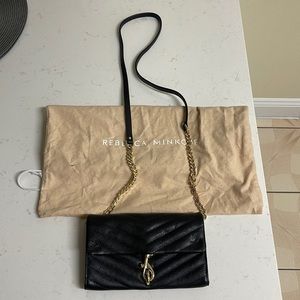 Rebecca Minkoff Black Quilted Crossbody Bag